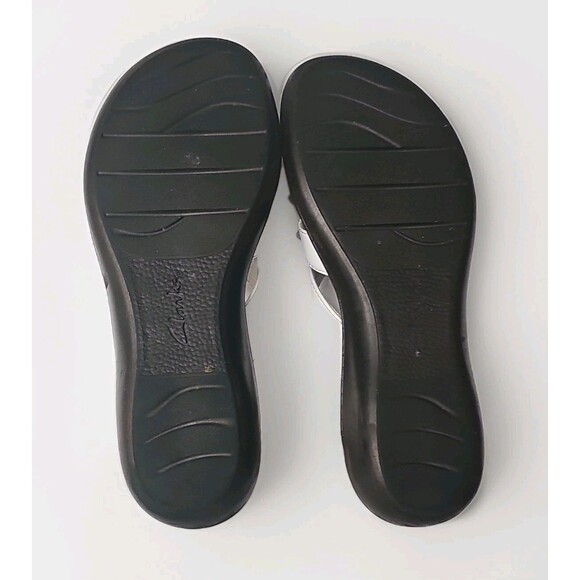 Clarks Bendables Comfortable Women's Leather Sandals  Size 9.5  Model 65557 EUC - Picture 6 of 6